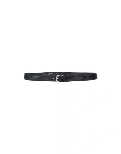 Shop Alberto Luti Belts In Black