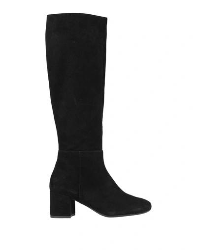 Shop Anna F Knee Boots In Black