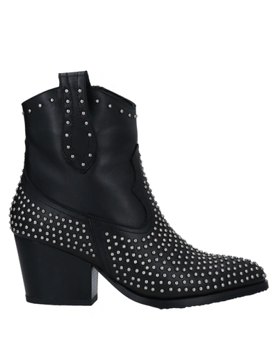 Shop Pixy Woman Ankle Boots Black Size 6 Soft Leather