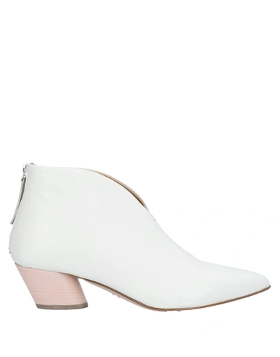 Shop Halmanera Woman Ankle Boots White Size 7 Soft Leather