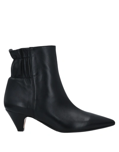 Shop Anna F. Ankle Boots In Black