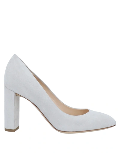 Shop Deimille Pumps In Light Grey