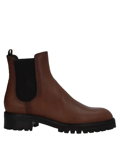 Shop Pedro Garcia Ankle Boots In Tan
