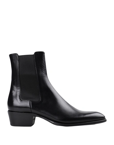 Shop Herve ' Beat Man Ankle Boots Black Size 10 Calfskin