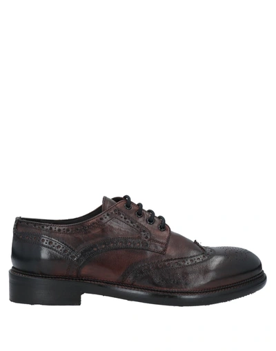 Shop Jp/david Lace-up Shoes In Cocoa
