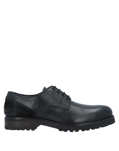 Shop A.testoni Lace-up Shoes In Black