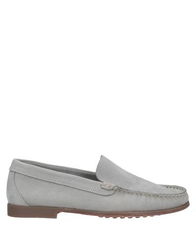 Shop Soldini Loafers In Grey