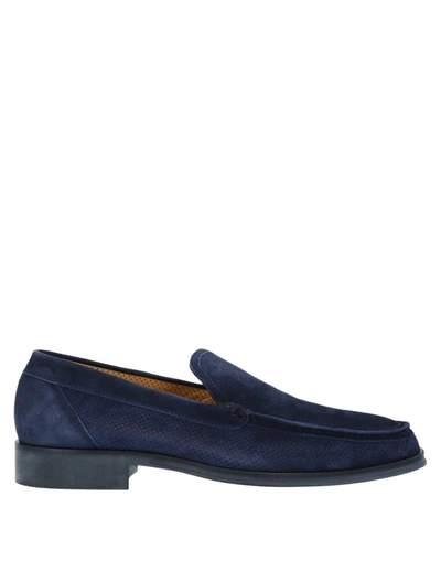 Shop A.testoni Loafers In Dark Blue