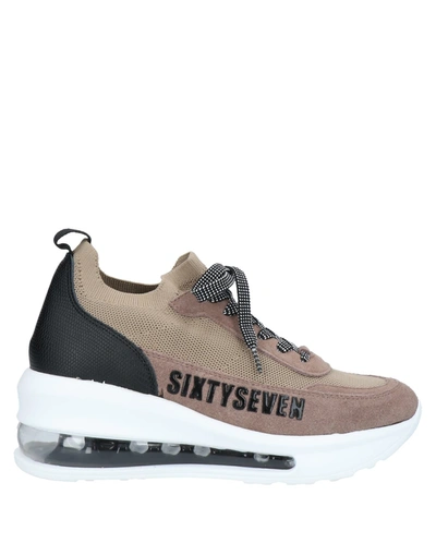 67 Sixtyseven Sneakers In Khaki | ModeSens