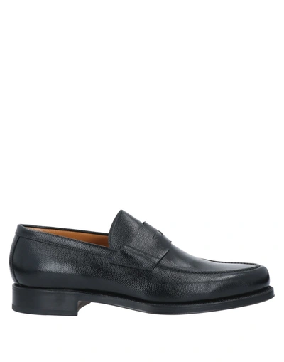 Shop Peluso Napoli Loafers In Black