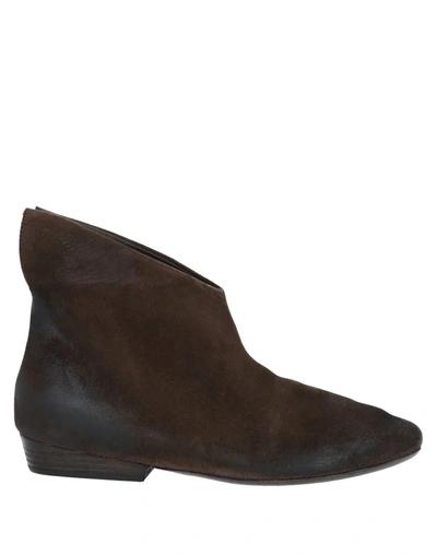 Shop Marsèll Ankle Boots In Dark Brown