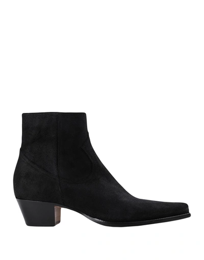 Shop Alessandro Vasini Ankle Boots In Black