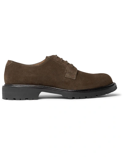 Shop Mr P Lace-up Shoes In Military Green