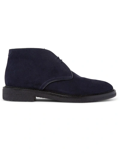 Shop Mr P. Ankle Boots In Dark Blue
