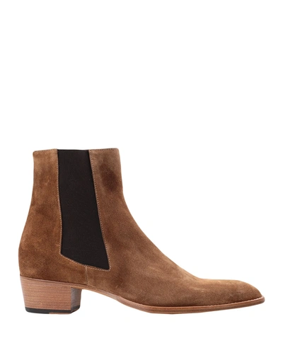 Shop Alessandro Vasini Ankle Boots In Camel