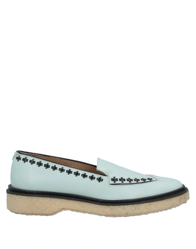 Shop Adieu Loafers In Light Green
