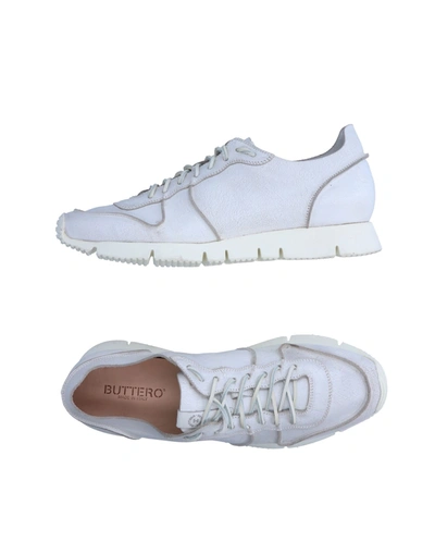 Shop Buttero Man Sneakers White Size 7 Leather