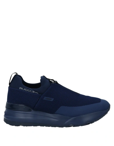 Shop Rucoline Man Sneakers Blue Size 11 Textile Fibers