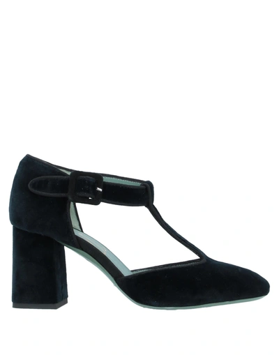 Shop Paola D'arcano Pumps In Dark Blue