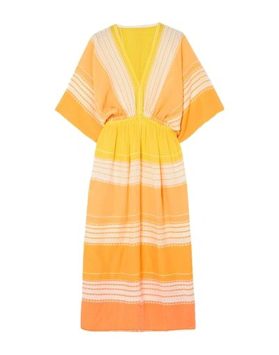 Shop Lemlem Cover-up In Yellow