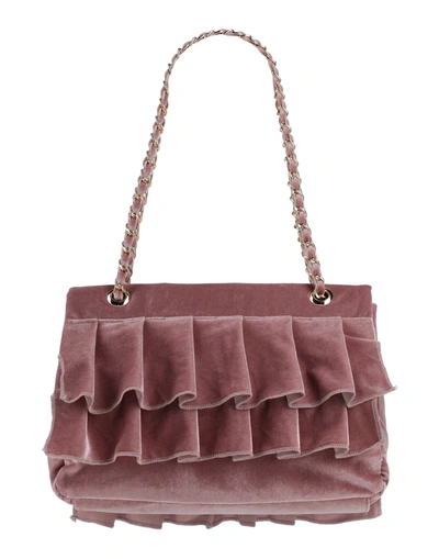 Shop Mia Bag Handbags In Pastel Pink