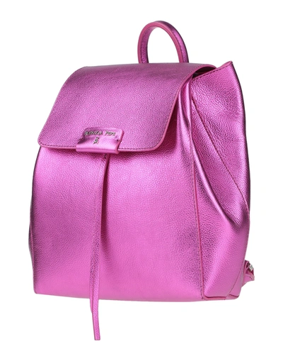 Shop Patrizia Pepe Backpacks & Fanny Packs In Fuchsia