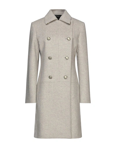 Shop Givenchy Coats In Light Grey