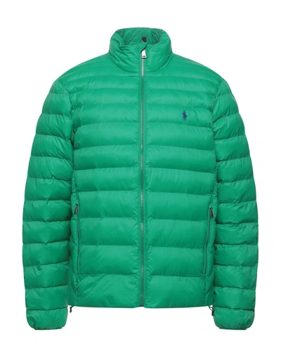 Shop Polo Ralph Lauren Synthetic Down Jackets In Green