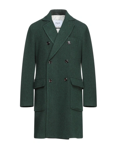 Shop Paltò Coats In Green