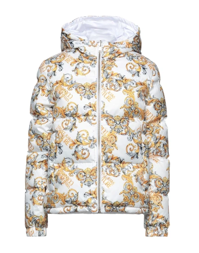 Versace Jeans Couture Down Jackets In White | ModeSens