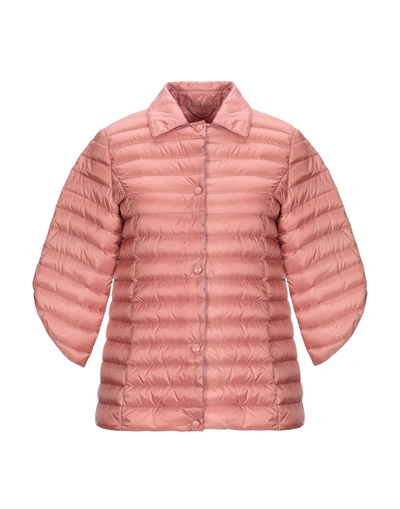 Shop Hetrego' Down Jackets In Pastel Pink