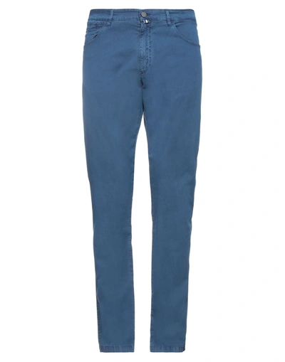 Shop Brooksfield Casual Pants In Blue