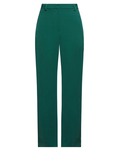 Shop Ottod'ame Woman Pants Emerald Green Size 6 Polyester, Elastane