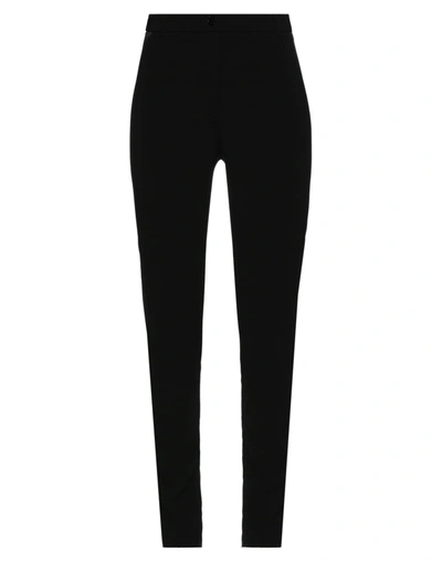 Shop Patrizia Pepe Woman Pants Black Size 2 Polyester, Elastane