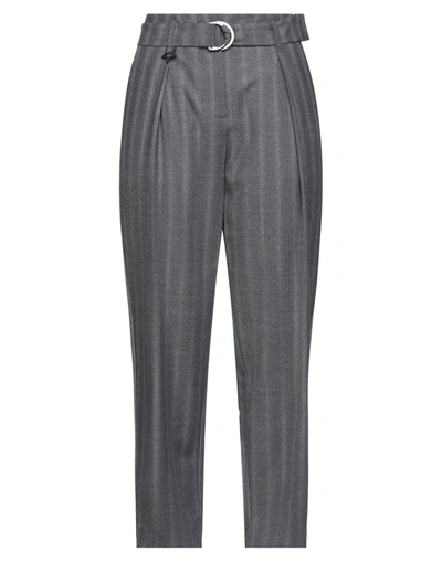 Shop Lorena Antoniazzi Pants In Grey