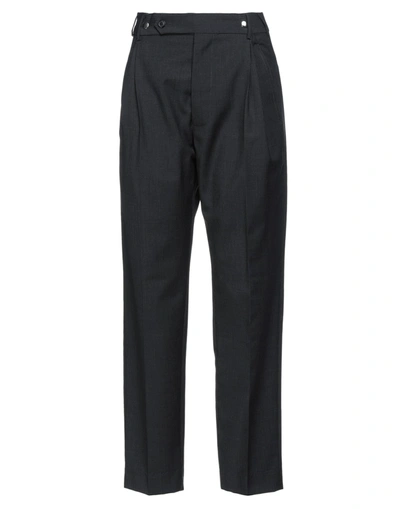 Shop Mauro Grifoni Pants In Steel Grey