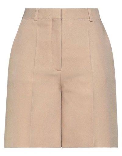 Shop Stella Mccartney Woman Shorts & Bermuda Shorts Sand Size 0 Recycled Polyester In Beige