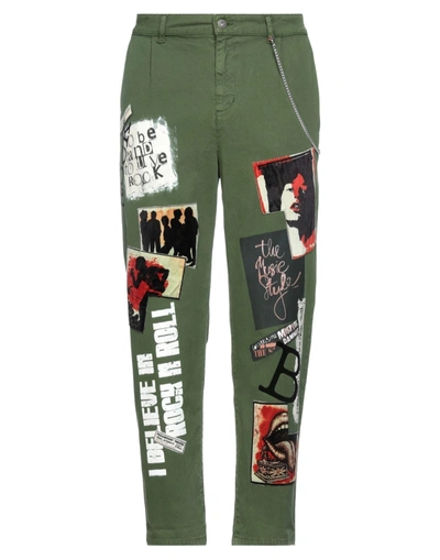 Shop Berna Pants In Military Green