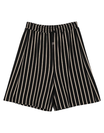 Shop Dixie Woman Shorts & Bermuda Shorts Black Size S Cotton, Polyester