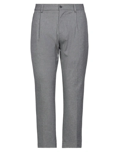 Shop Corelate Man Pants Grey Size 34 Cotton, Elastane