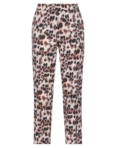Shop Clips More Woman Pants Beige Size 8 Polyester, Elastane