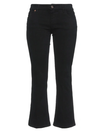Shop Avantgar Denim By European Culture Woman Pants Black Size 29 Cotton, Polyester, Rubber