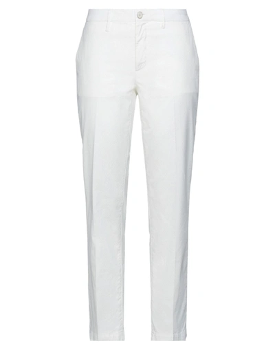 Shop Siviglia Woman Pants White Size 30 Cotton, Elastane