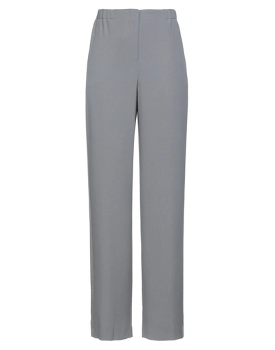 Shop Alberta Ferretti Woman Pants Grey Size 10 Acetate, Rayon