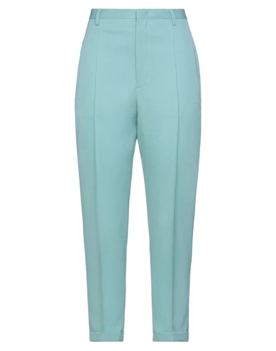 Shop Isabel Marant Woman Pants Sky Blue Size 6 Wool