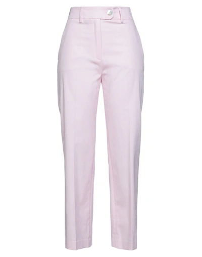 Shop True Royal Woman Pants Pink Size 10 Cotton, Elastane