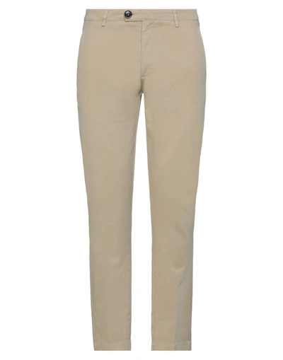 Shop Pmds Premium Mood Denim Superior Man Pants Beige Size 32 Cotton, Elastane