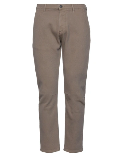 Shop Grey Daniele Alessandrini Pants In Brown
