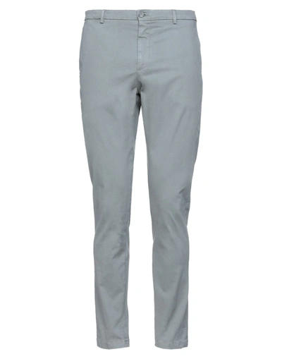 Shop Eredi Del Duca Man Pants Light Grey Size 38 Cotton, Elastane