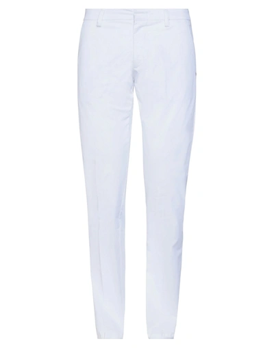 Shop Massimo Brunelli Man Pants White Size 33 Cotton, Elastane
